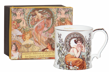 Porcelánový hrnček Alfons Mucha