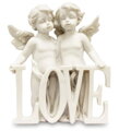 Dekorácia anjeli LOVE