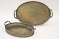 Vintage Antique podnosy s patinou